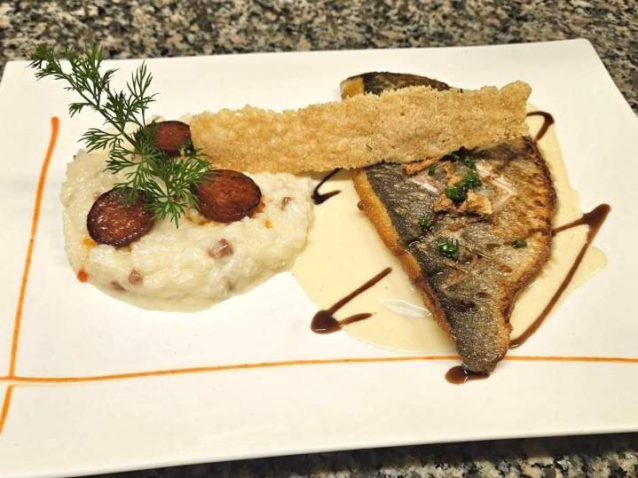 Filet de poisson grillé Sens